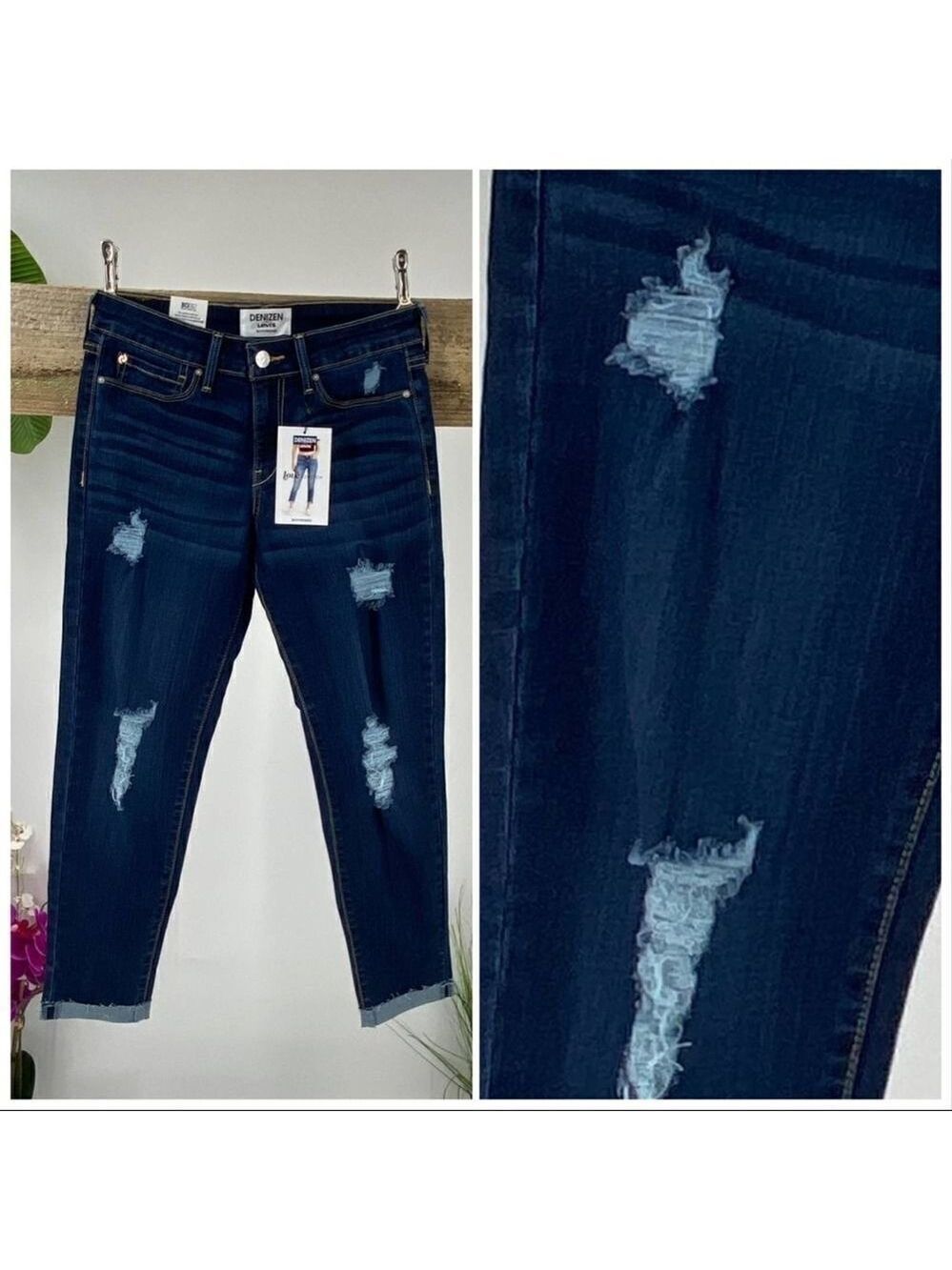 Denim NWT Boyfriend Distressed Junior SZ 3